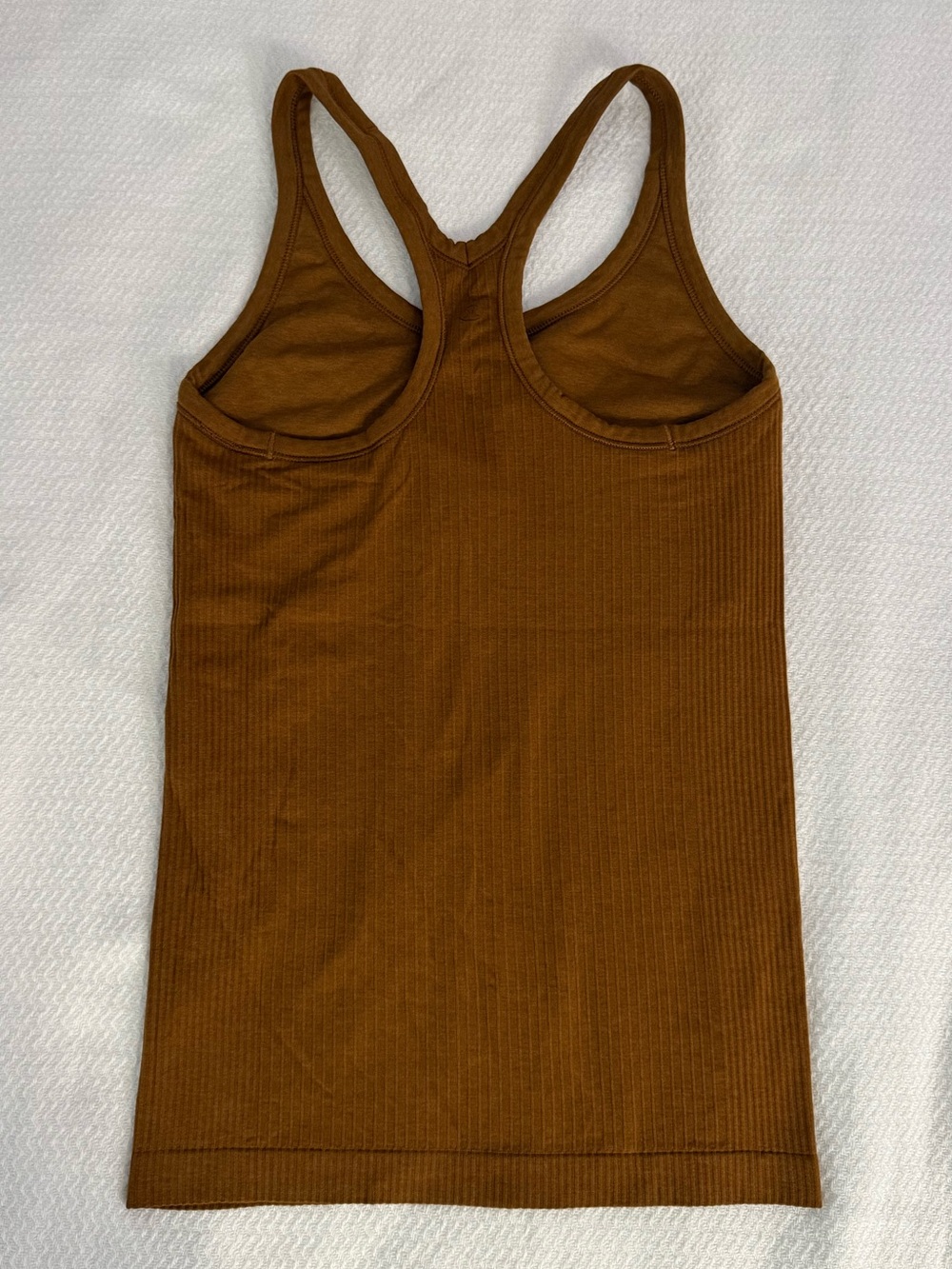 Lululemon Ribbed Racerback Tank Top, Brown - Picture 6 of 10
